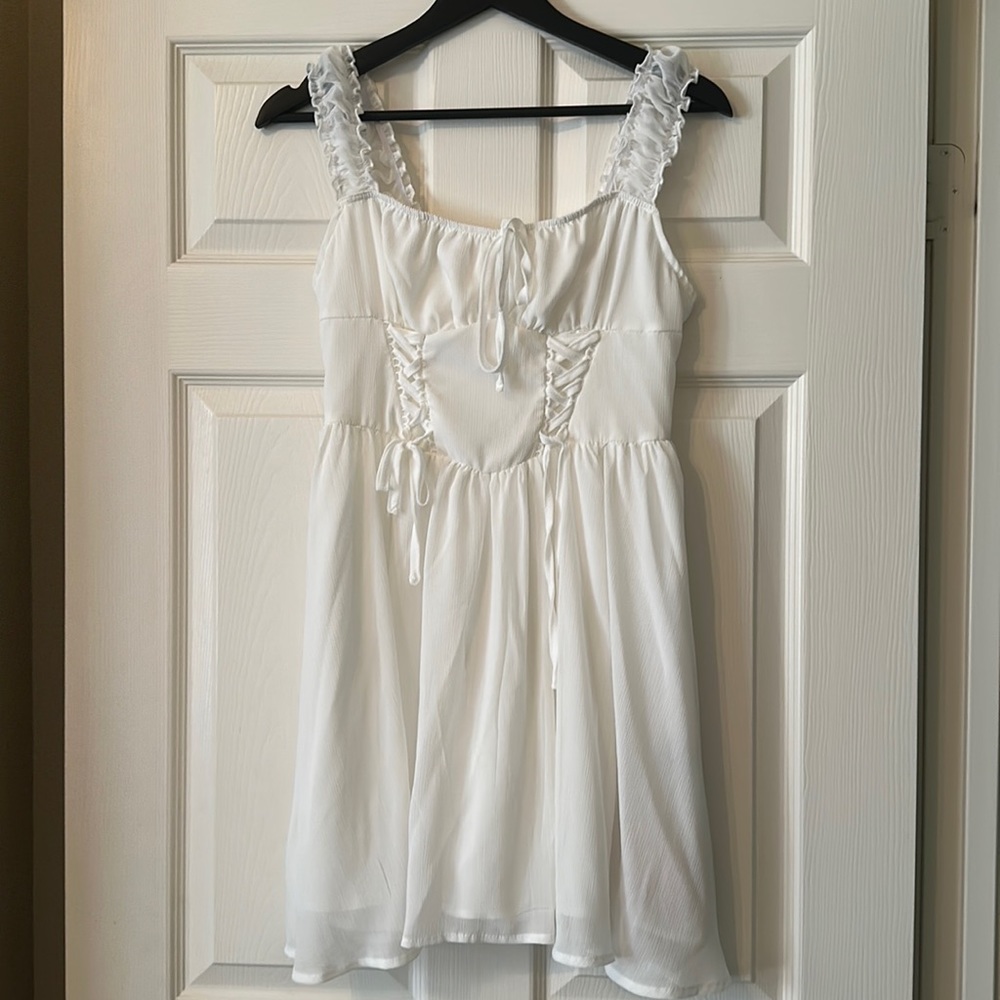 SHEIN white dress